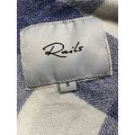 Rails  Flannel Buffalo Plaid Button Down Shirt Dress Size S Rayon Boho Casual Photo 3