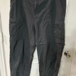 REI Outdoor Hiking Adjustable Cargo Pants Women 16 Petite Travel Convertible Zip Gray Size 16P Photo 0