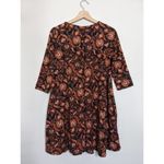Agnes & Dora  Floral Paisley Boho Flare Dress With Pockets Size‎ S Soft Knit Photo 2