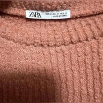 ZARA  Women's Oversized Ribbed Knit Short Sleeve Sweater, Size M,Great Condition Photo 2