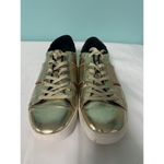 ALDO  Metallic Rose Gold Lace Up Women's Designer‎ Sneakers US Size 7 S-437 Photo 1