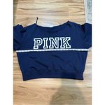 Victoria Secret Pink Everyday Lounge Off Shoulder boat neck sz XL Blue Photo 6