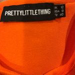 Pretty Little Thing 🌺PRETTY LITTLE THINGS ORANGE CORSET CROP TOP SIZE 8🌺 Photo 4