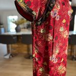 Sue’s Fashion Cheongsam Chinese Satin Short Sleeve Slim Maxi Dress. Size Medium Photo 5