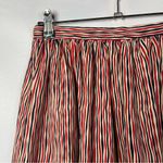 Halston Heritage Halston Vintage Red & Blue Stripe A-Line Midi Skirt 4 Photo 22