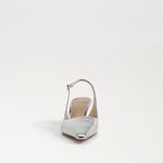 Sam Edelman Bianka Slingback Pump, Soft Silver, Size 8.5M or 8 1/2 Medium Photo 2