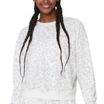 Spiritual Gangster  Snow Leopard Bridget Sweatshirt Size XS Photo 0