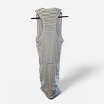 Sundry  by Anthropologie Striped Sleeveless Racerback Ruched Skirt Mini Dress Photo 1