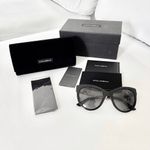 Dolce & Gabbana Rare Round DG4211 Black Filigrana Polarized Sunglasses Photo 7