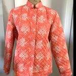 Floral Striped Reversible Quilted Jacket Size M Photo 4