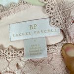 Rachel Parcell  Bishop Sleeve Scalloped Lace Top Size Small Pink Coquette Photo 6