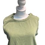 Madewell  women's size medium military green sleeveless shirt Photo 5