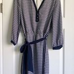 Banana Republic Navy and White Dress Photo 0