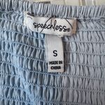 Speechless small  blue tie up crop top Photo 5