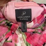 Adrianna Papell Floral Print Off the Shoulder Maxi Gown In Pink Size 10 Photo 9