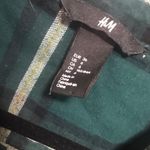 H&M Green Flannel Button Up Photo 2