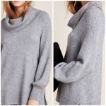 Anthropologie  Cowl Neck Puff Sleeve Long Length Womens Sweater XS Soft Cozy Photo 13