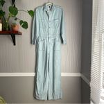 Universal Threads Universal Thread Light Wash Overalls Women's Denim Baggy Jumpsuit Photo 3