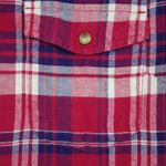 Jachs Girlfriend Snap Button Flannel Plaid Shirt Large Photo 5