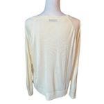 ZARA cream lightweight Scoop-Neck sweater neutral casual minimalist preppy Photo 4