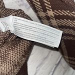 Hollister Plaid Brown Tan Preppy Academia Clueless Cropped Cardigan Size Small Photo 5