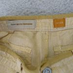 Pilcro and the Letterpress Pilcro Linen Blend Shorts Women's Size 2 Summer Yellow Camp 512695 Photo 2