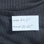 Ekouaer  Black Long Sleeve Ribbed Knit Pajama Set NWT Sz Large Black Matching Set Photo 11