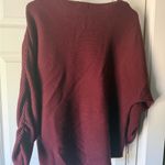 a.n.a  Ribbed Knit Sweater in Deep Burgundy Photo 3
