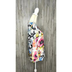 Allison Daley Women's Medium Multicolor Floral 3/4 Sleeve Tunic Top Photo 2