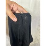 A New Day  Romper 2X Black Faux Wrap NEW Linen Blend Shorts Jumper Photo 6