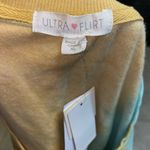 Ultra Flirt  Pocketed Tie Dye Puff Short Sleeve Crew Neck Mini Sweatshirt Dress Photo 4