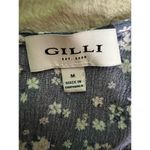 Gilli Women's Blue Floral Short Sleeve Romper Size M Casual Spring Size M Photo 3