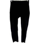 Lululemon Run The Day Crop Leggings High Rise Pocket Nulux Wicking Black 6 Photo 1
