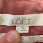 Loft Ann Taylor salmon pink business casual 2 flat front shorts Photo 1