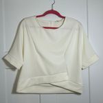 Love Culture Oversized medium/fitted large cream white top, bridal bachelorette top Photo 0