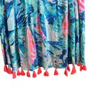Lilly Pulitzer Roxi Sparkling Blue Hey Bay Bay Sailboat Tassel Dress. Size Med Photo 5