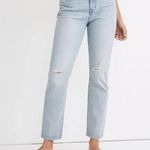 Madewell The High-Rise Slim Crop Boyjean in Dumas Wash: Ripped Edition Photo 0