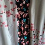 Candie's NWT New With Tags  Black Floral Maxi Dress Size XS Photo 0