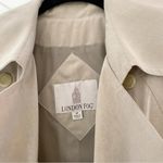 London Fog  Vintage 90s Double Breasted Trench Coat Size 4P Taupe Photo 9