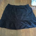 Loft Black Ruffled Bubble Mini Skirt Photo 0