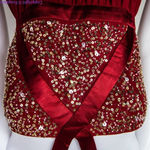 Altar'd State NEW  red sequin maxi formal‎ dress, size S Photo 7