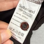 Sutherland BodySuit Stretch Body Blouse Button Down Shirt Brown Size S Photo 4