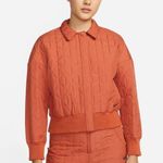 Nike Sportswear Essentials Women's Quilted Woven Jacket Burnt Sunrise Photo 0
