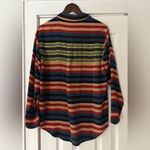 Equipment  Femme Multicolor Striped One Hundred Percent Silk Shirt Size M EUC Photo 1