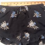 Honey Punch Womens Pull On Comfy Basic Loungewear Ruffle Shorts Floral Black S Photo 8