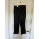J.Crew Factory Kallie Straight-Leg Faux Leather Pants • Black • Size 28 • NWOT Photo 6