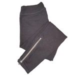 Sundry Ankle Zipper Leggings in Charcoal Gray Photo 1