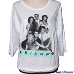 Friends large pajama top crewneck drop shoulder White Photo 10