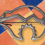 Authentic Vintage Native American Sterling Silver Grizzly Pin/Brooch Photo 0