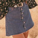 Levi's Button Front High Waisted Denim Skirt Photo 0